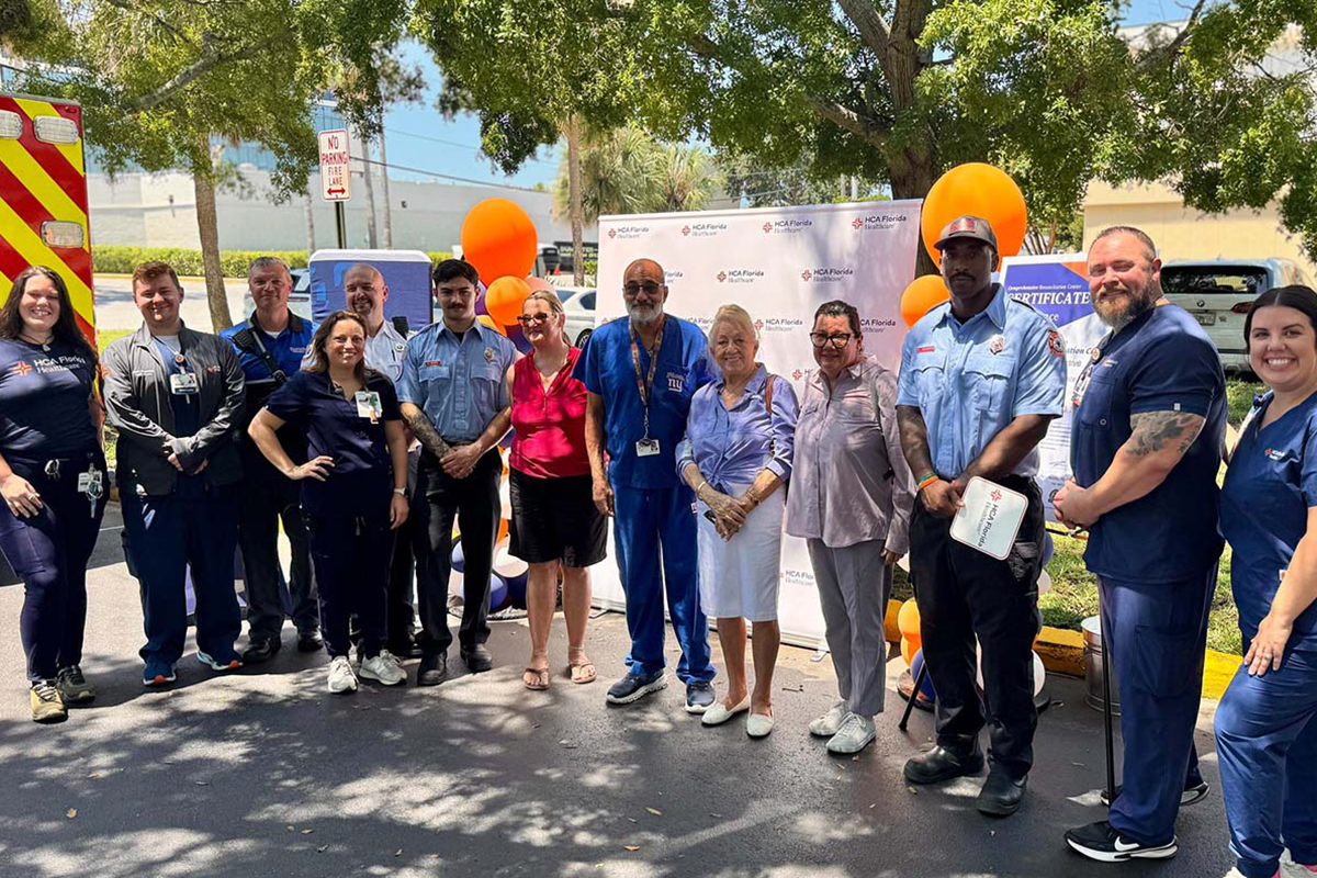 A group of people outdoors